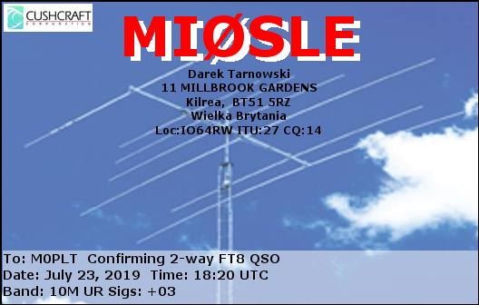 eQSL card