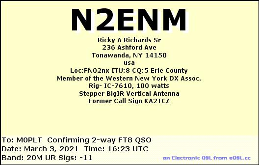 eQSL card