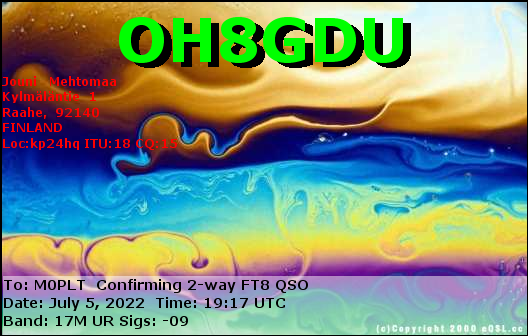 eQSL card