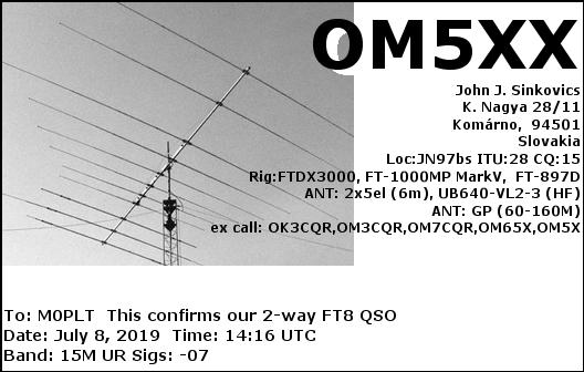 eQSL card