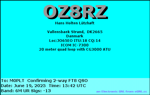 eQSL card