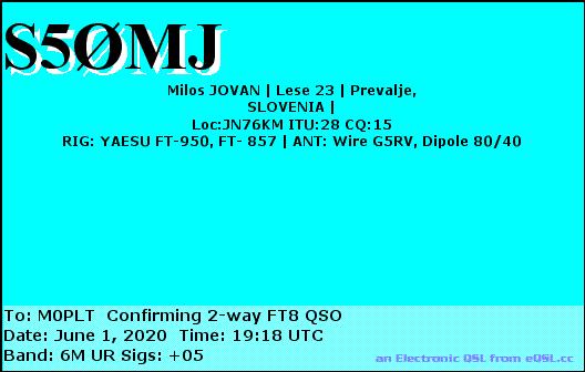 eQSL card