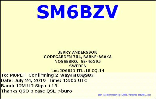 eQSL card