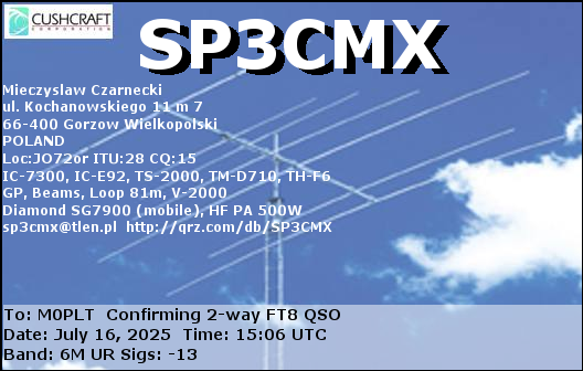 eQSL card