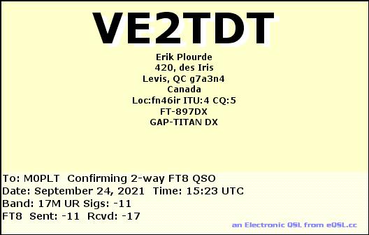 eQSL card