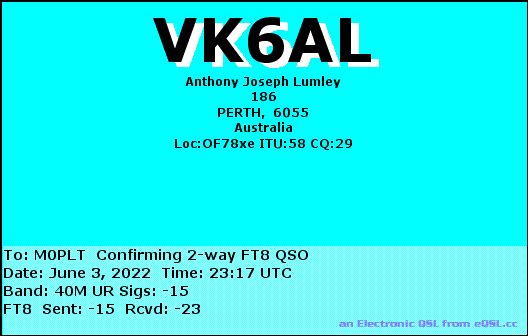 eQSL card