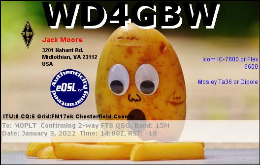 eQSL card