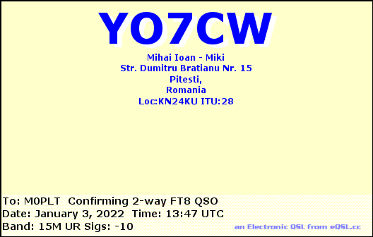 eQSL card