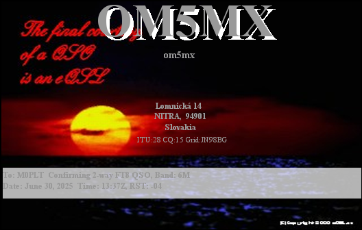 eQSL card