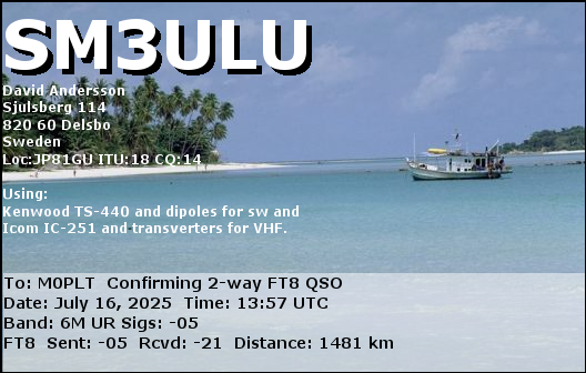 eQSL card