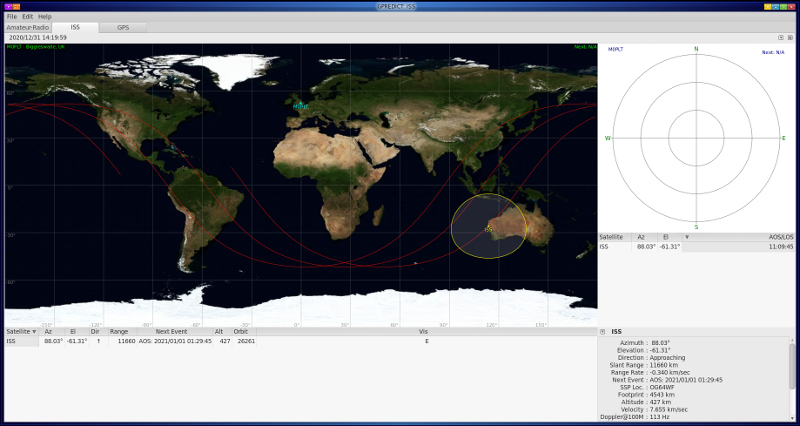 gpredict ISS