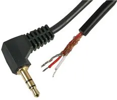3.5mm jack to leads.