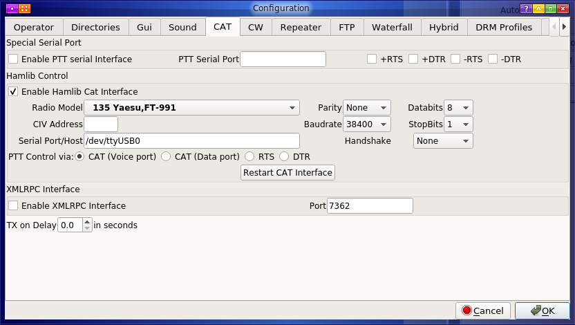 QSSTV setup