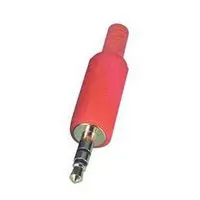 Red 3.5mm stereo jack.