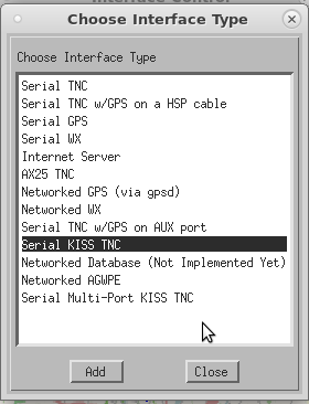 xastir set-up